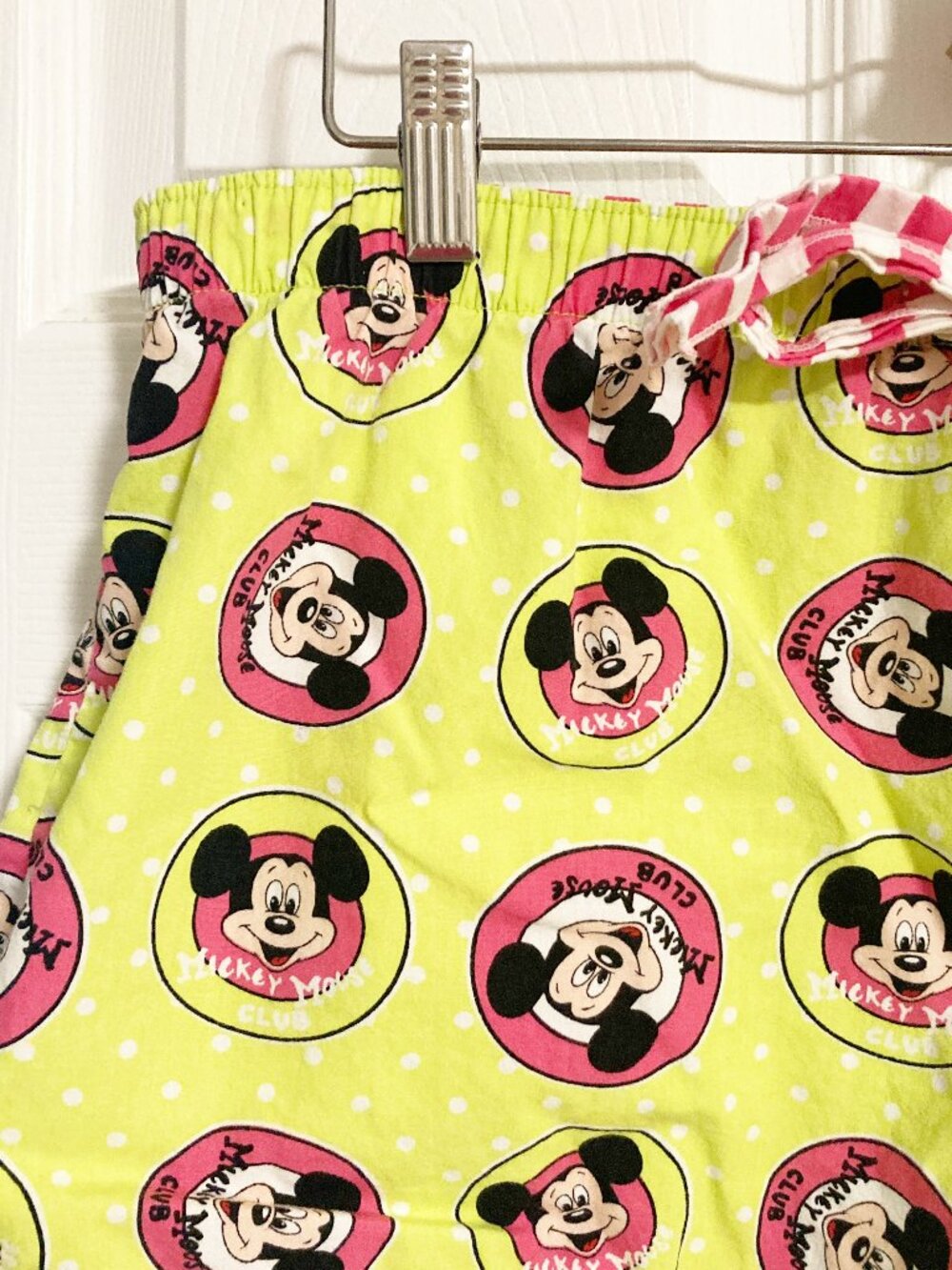 Disney Parks 100% Cotton Mickey Mouse Club PJ Lounge Shorts Size L - Picture 3 of 6
